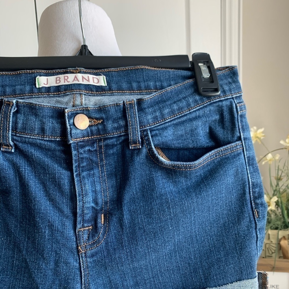 UpCycled J Brand Cut Off Denim Shorts - Picture 3 of 10